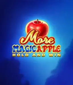 Discover the spellbinding allure of More Magic Apple Hold and Win Slot by 3 Oaks Gaming, featuring a glistening red apple against a deep blue background. This graphic conveys the magical theme of the game. Suited for fans of fantasy, the vibrant visuals and enticing design make this slot stand out. 